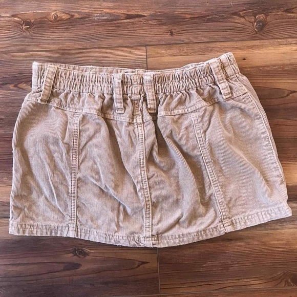 BDG Light Brown Corduroy Micro Mini Skirt Women Size Medium 28 Inch Waist - Picture 2 of 6